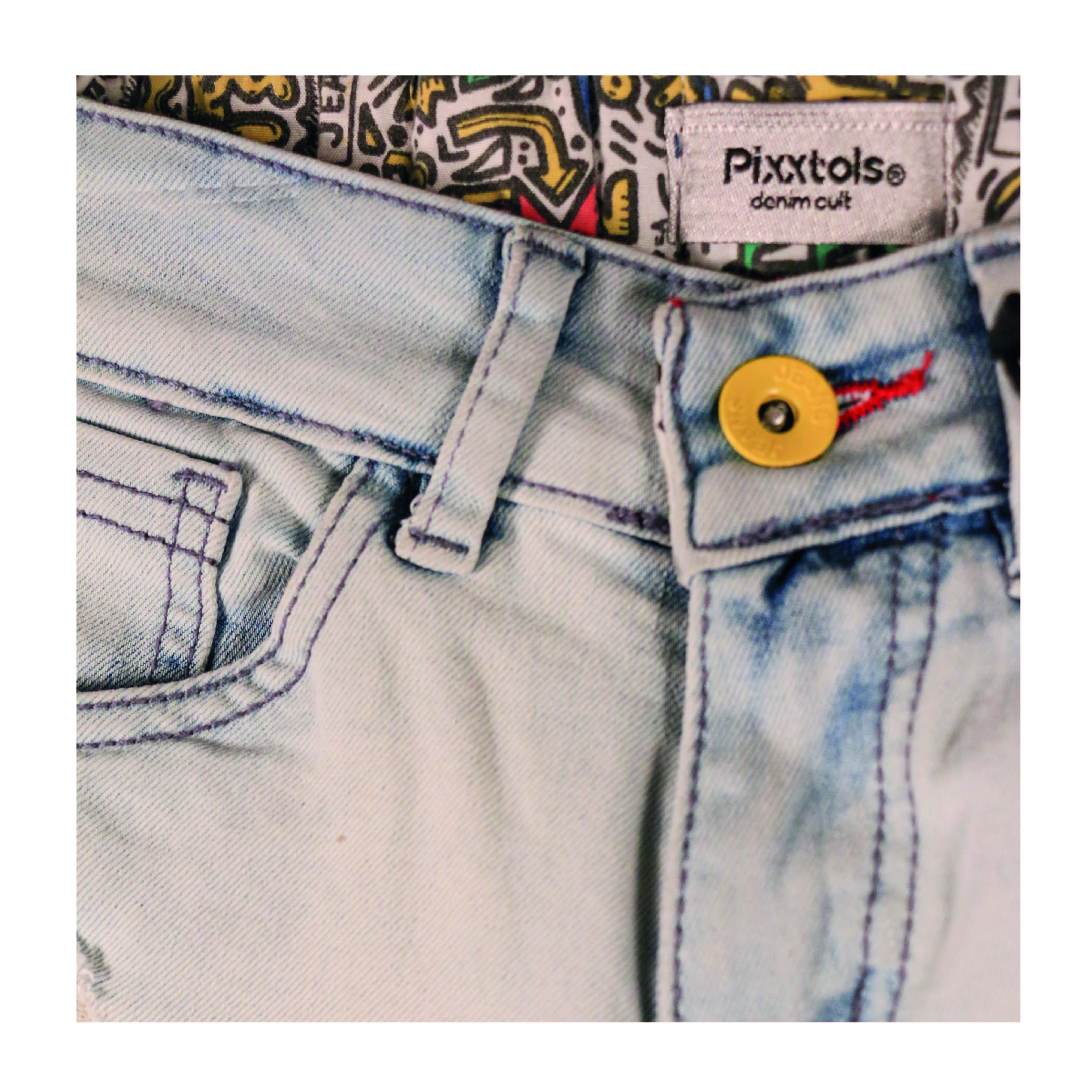 short Pixx gris rasgado