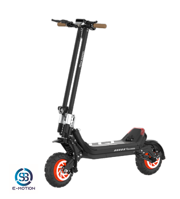 Scooter eléctrico recargable off-road 5th Wheel GMAX motor 2x900W