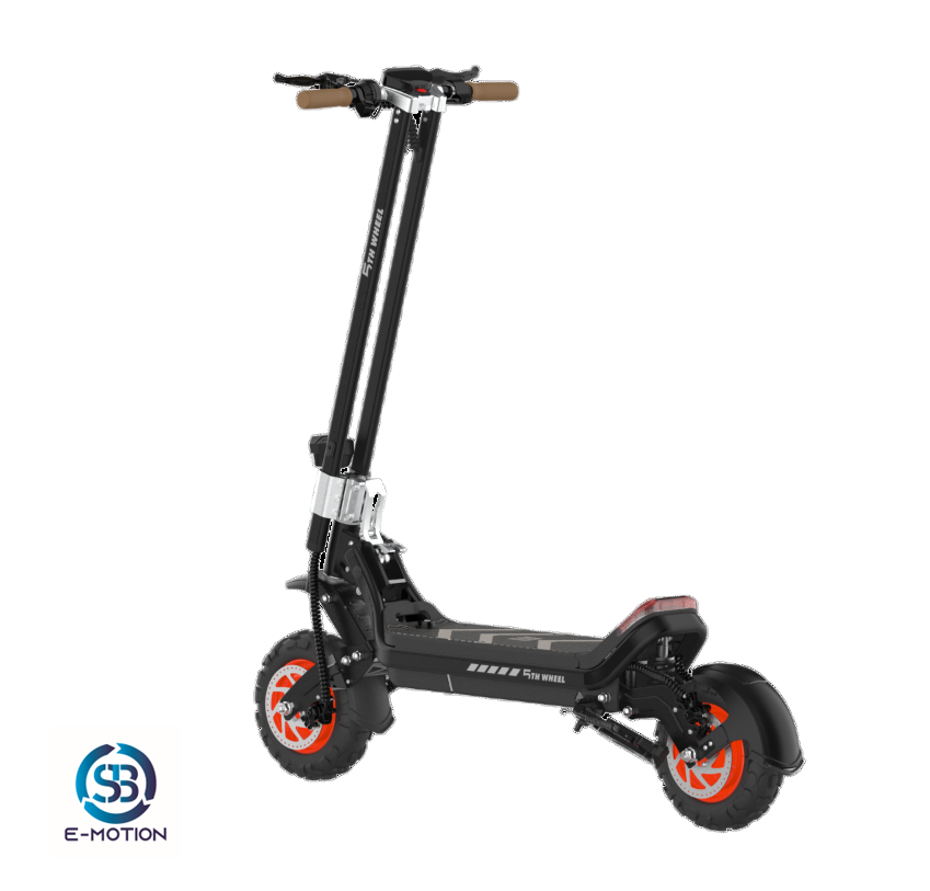 Scooter eléctrico recargable off-road 5th Wheel GMAX motor 2x900W