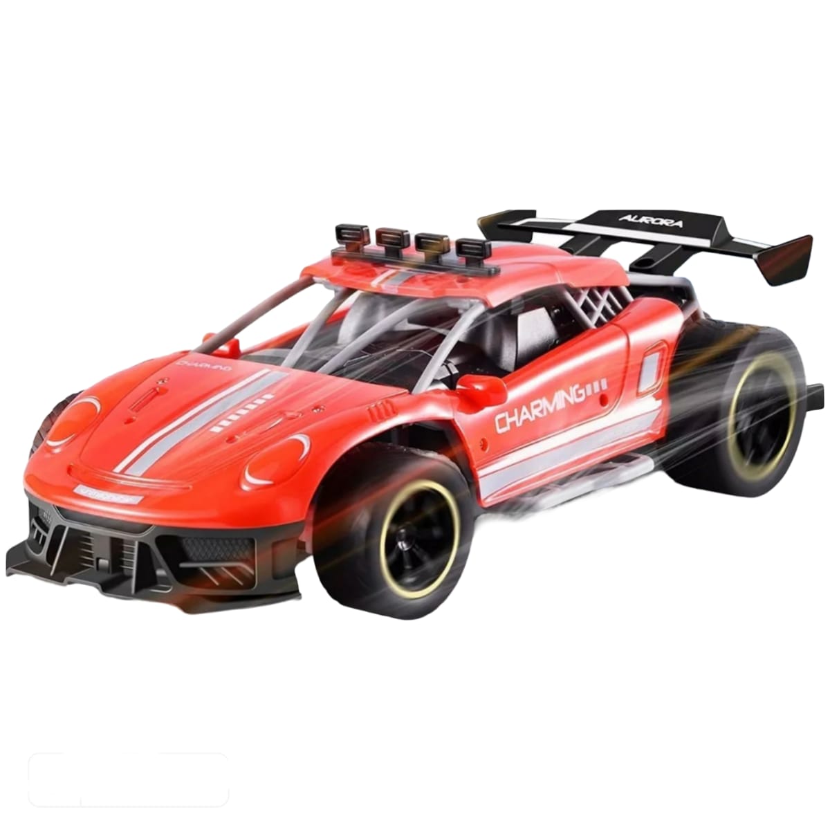 Carro Rojo Sport Radio Control Spray Runner 2.4 Humo Juguete Niño.