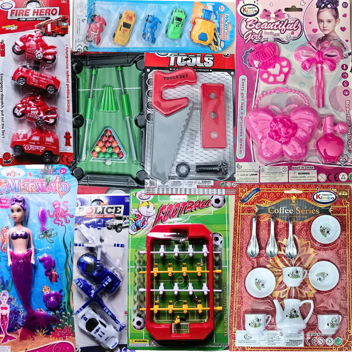 Juguetes Económicos Paquete de 15 Piezas Para Niño y Niña 