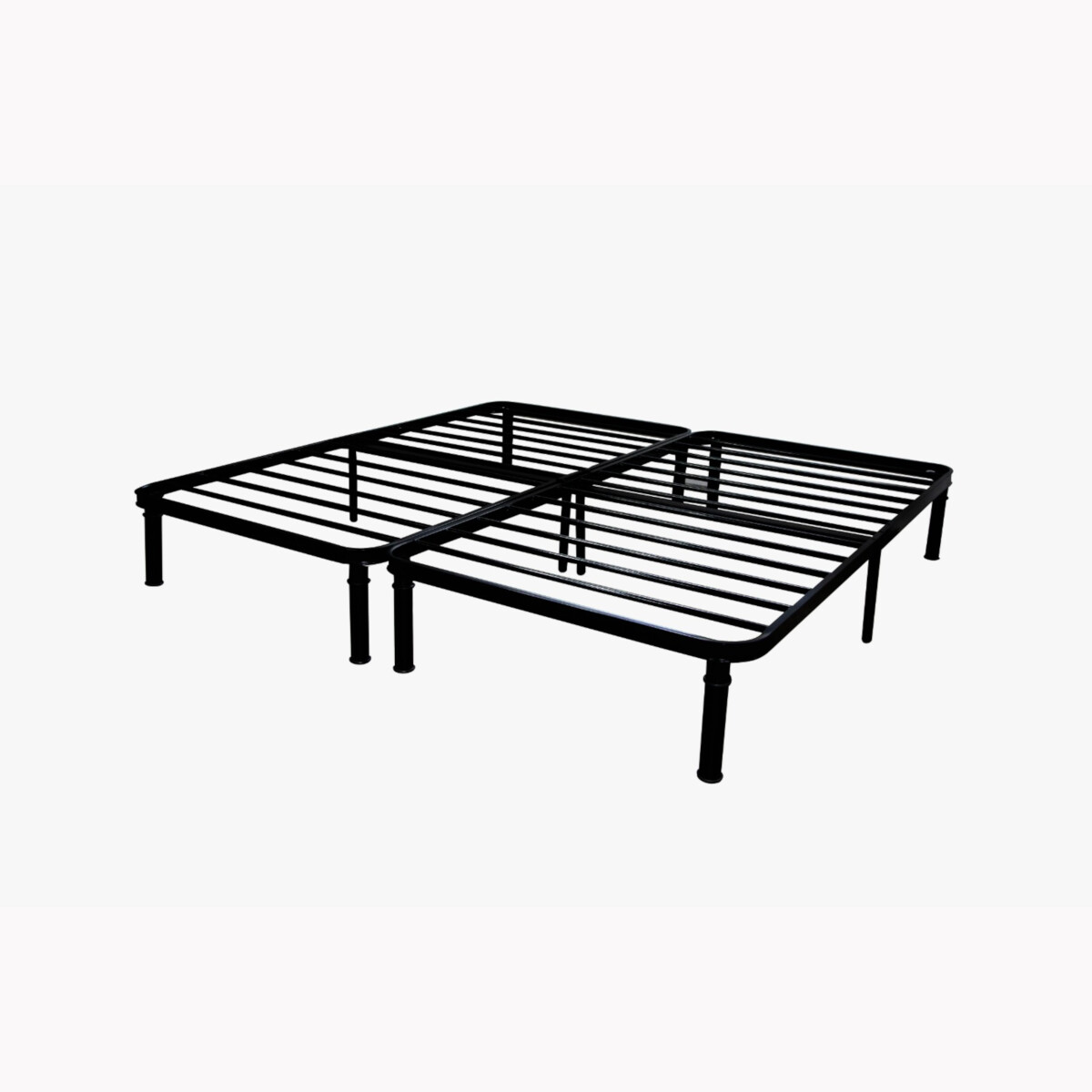 CAMA PLEGABLE TAMAÑO KING SIZE FABRICADA EN ACERO COLOR NEGRO MODELO 3040