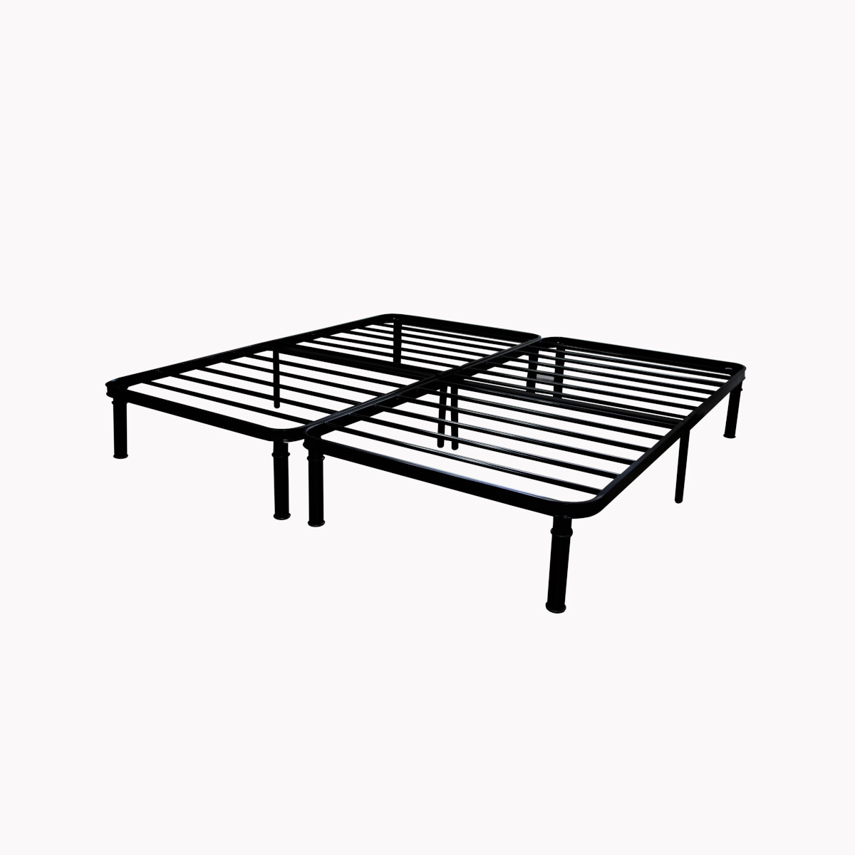 CAMA PLEGABLE TAMAÑO KING SIZE FABRICADA EN ACERO COLOR NEGRO MODELO 3040