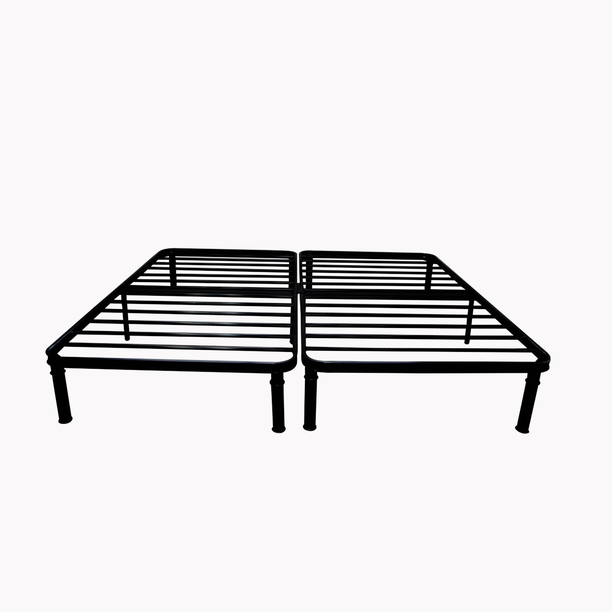 CAMA PLEGABLE TAMAÑO KING SIZE FABRICADA EN ACERO COLOR NEGRO MODELO 3040