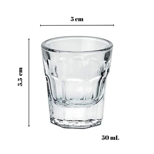 Vasos Tequilero/caballito 6 Piezas