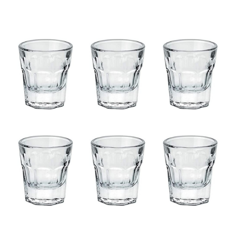 Vasos Tequilero/caballito 6 Piezas