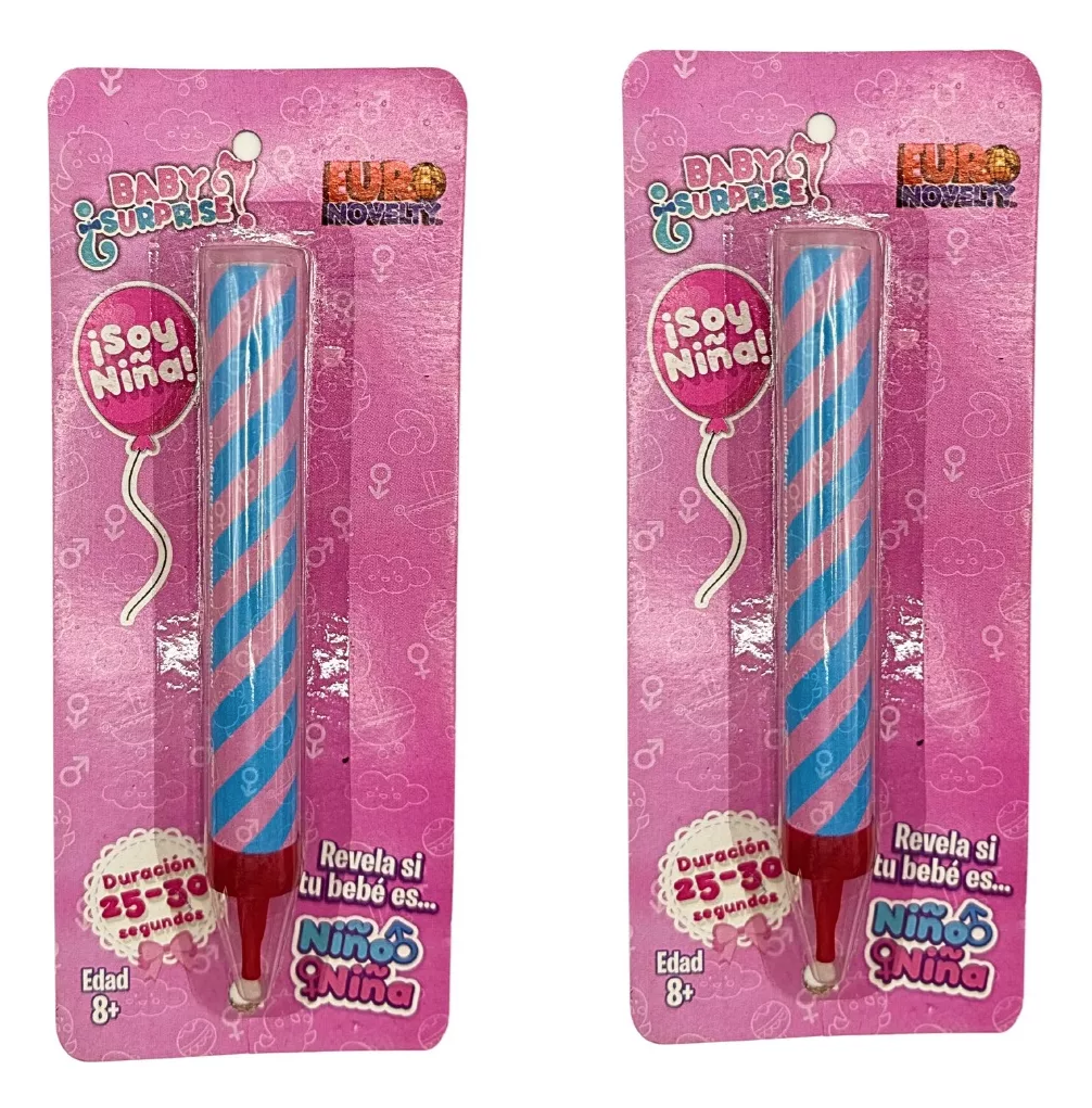 Bomba De Humo Rosa Para Revelacion De Bebe Niña Con Base Suelo