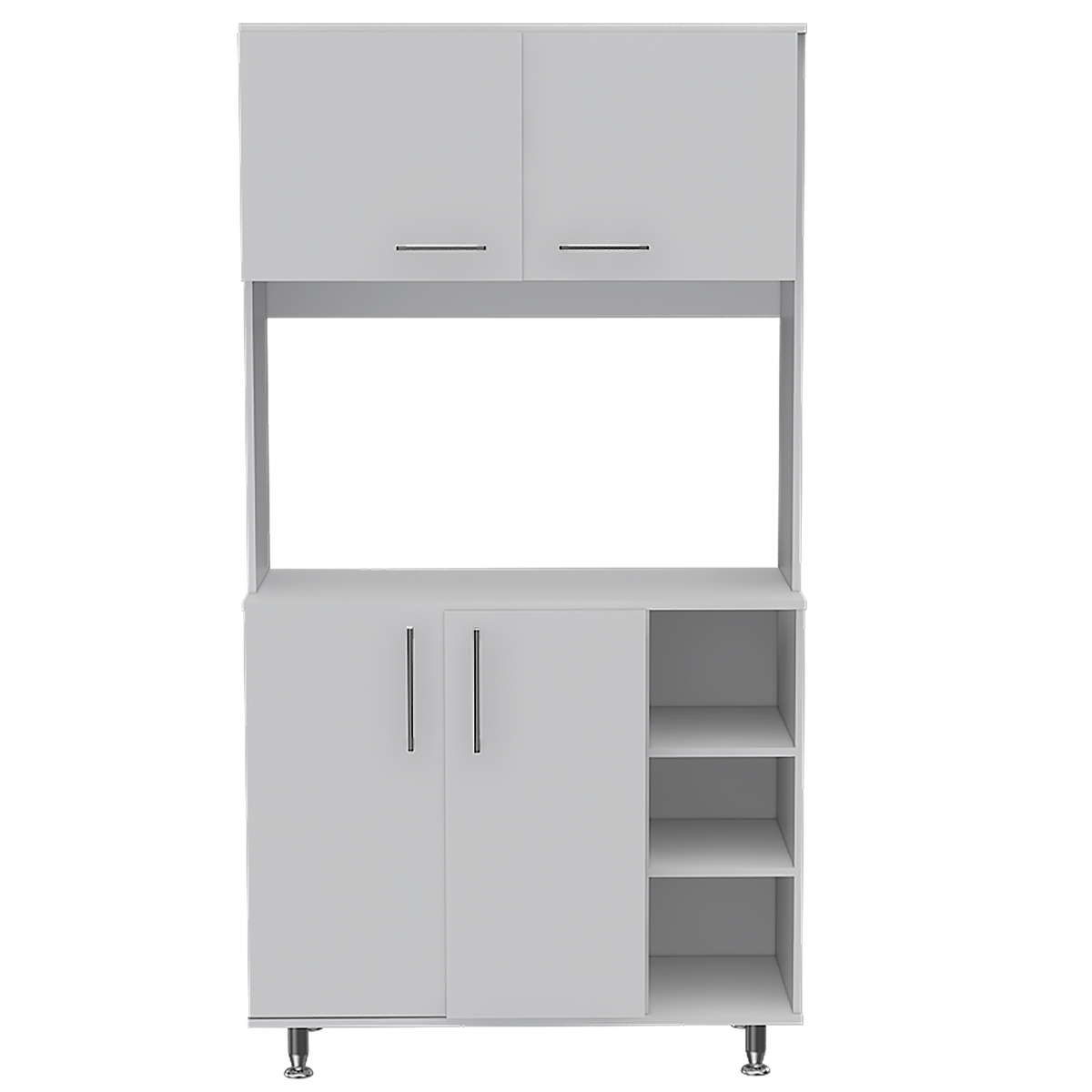 ALACENA ARMABLE CON ESPACIO PARA MICROONDAS MODELO 95 COLOR BLANCO 