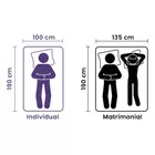 Colchon Ziesta Moon Individual de 15cm de altura