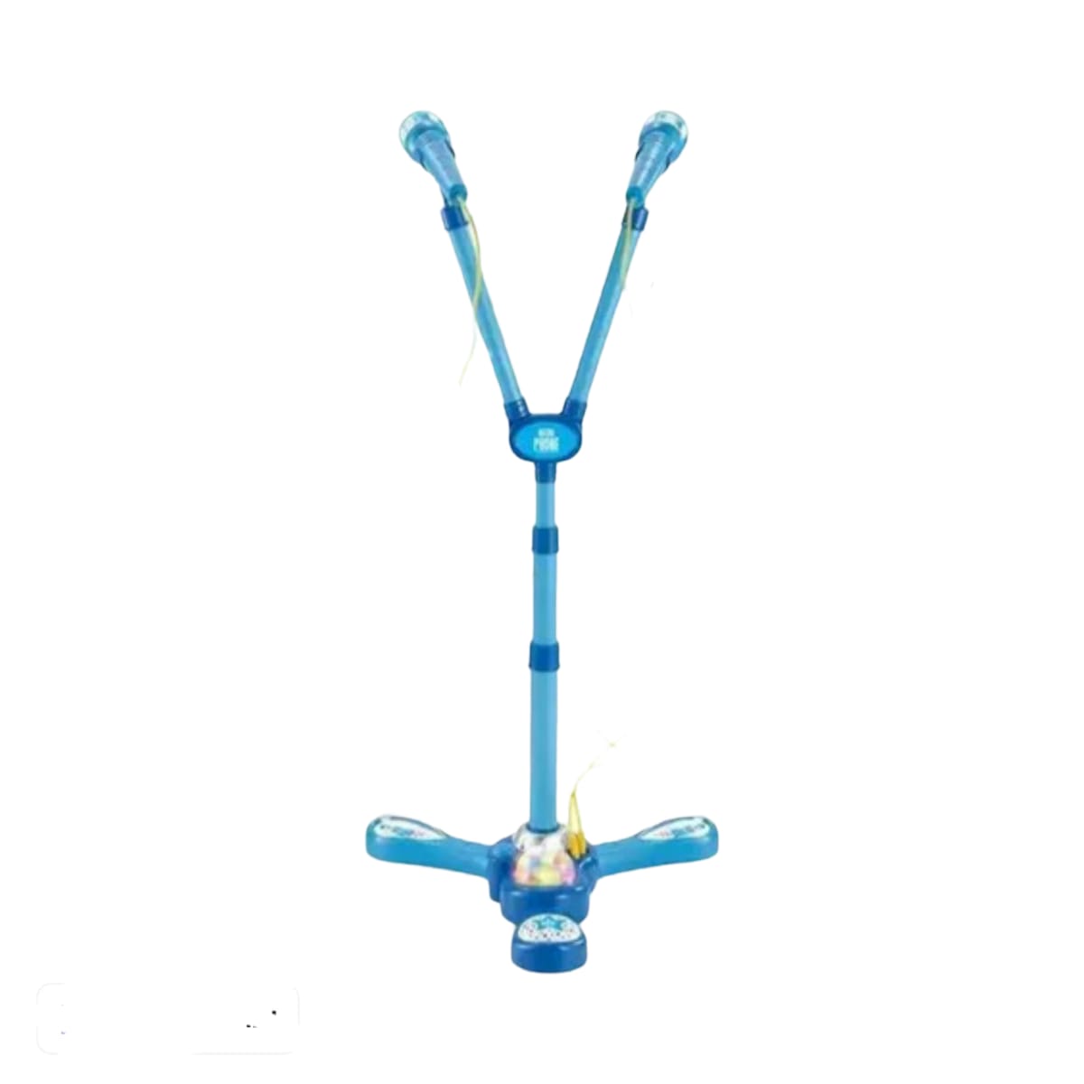 Micrófono Karaoke Azul Infantil Dob Pie Mp3 Con Luces Singer Star.