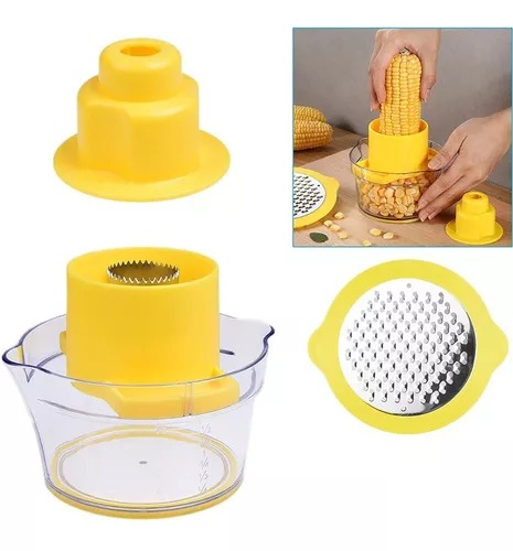 Cortador De Elote Maíz Rallador Pelador Mazorca Cocina.