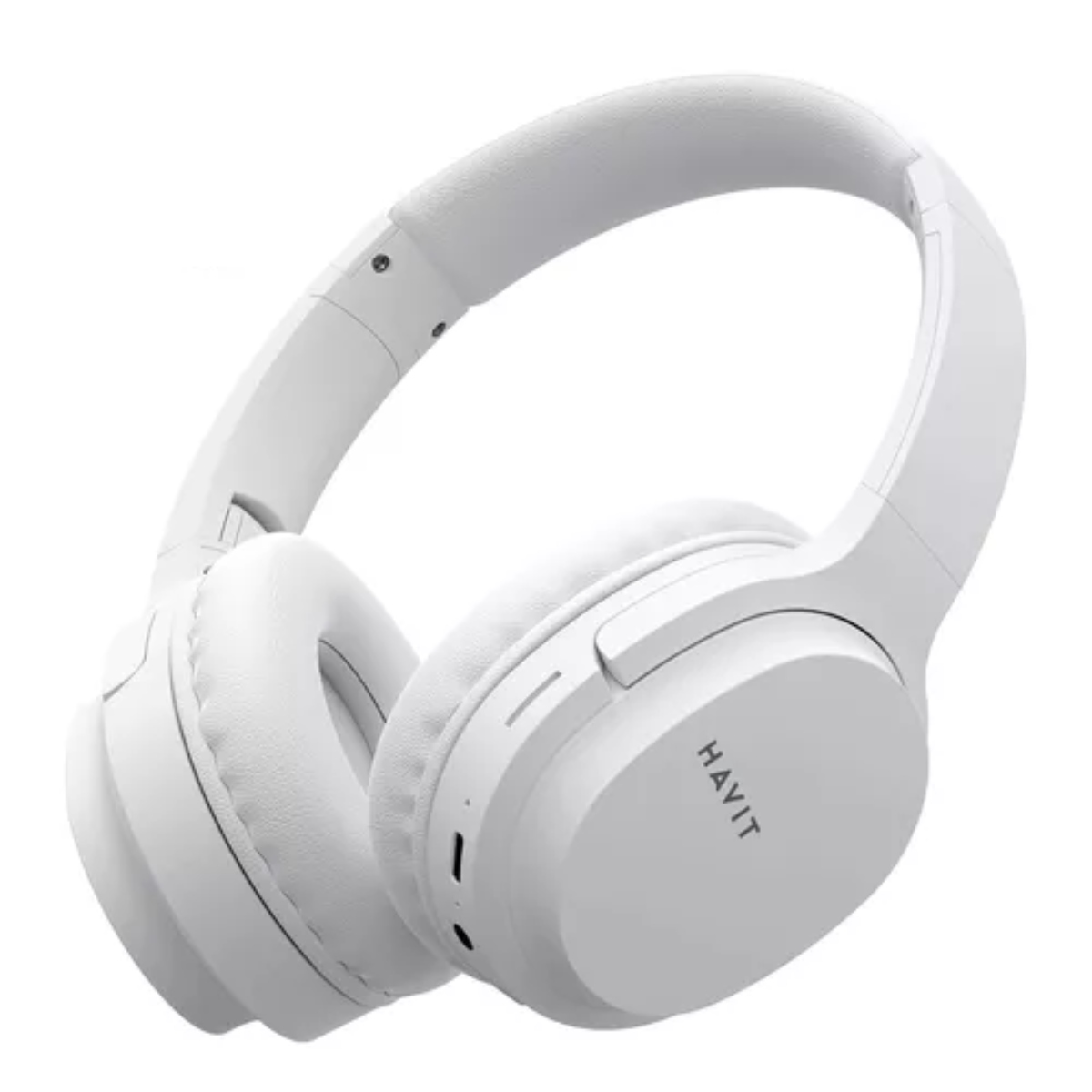 Audífonos Gamer Inalámbricos Diadema Con Mic Cable Aux Blanco 