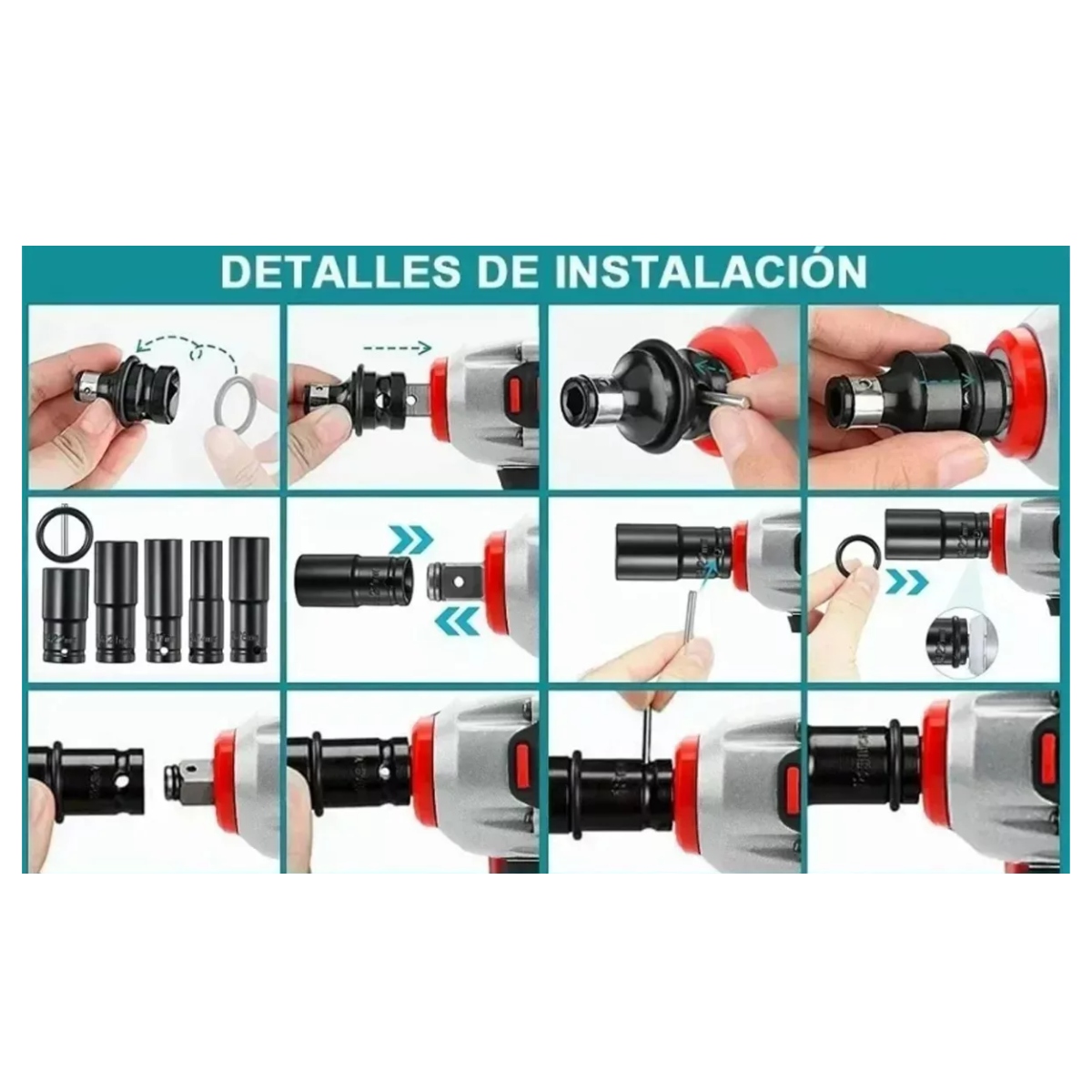 Llave De Impacto Inalámbrico