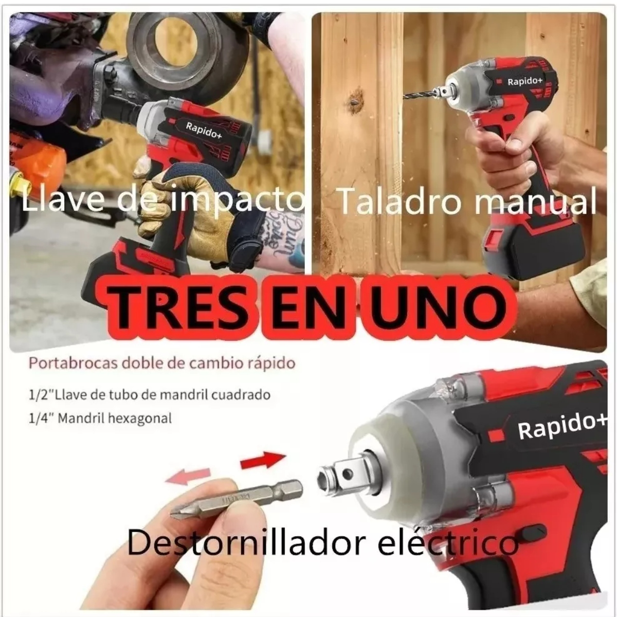 Llave De Impacto Inalámbrico