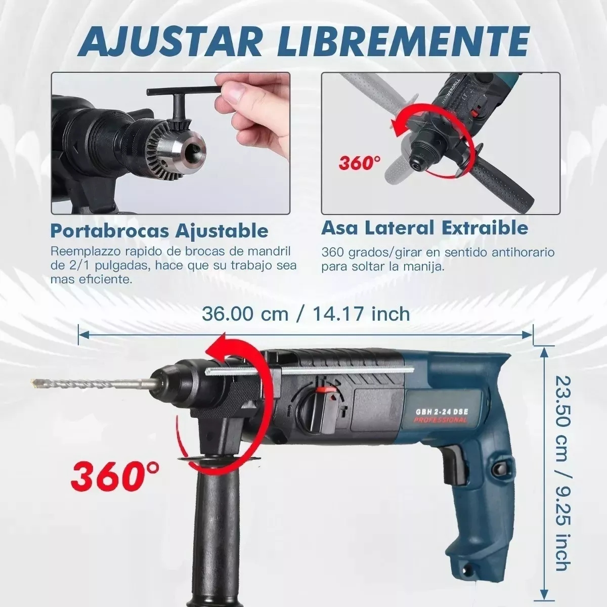 Rotomartillo Cincelador Perforador 