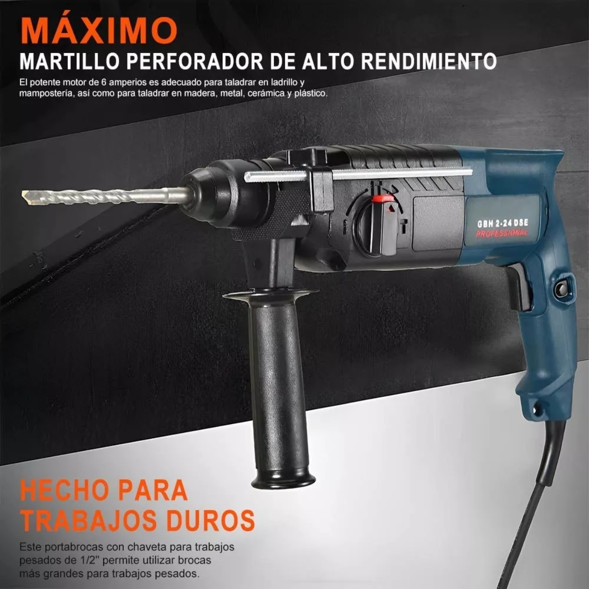 Rotomartillo Cincelador Perforador 