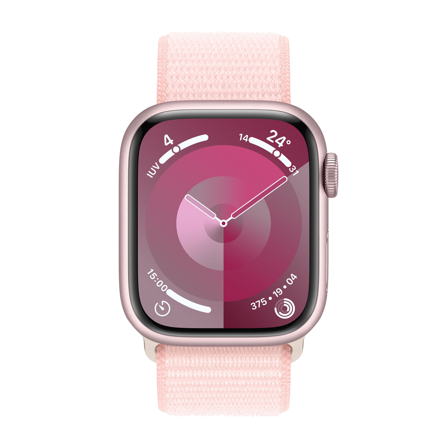 Apple Watch Series 9 41mm Aluminio Rosa Sport Loop Rosa