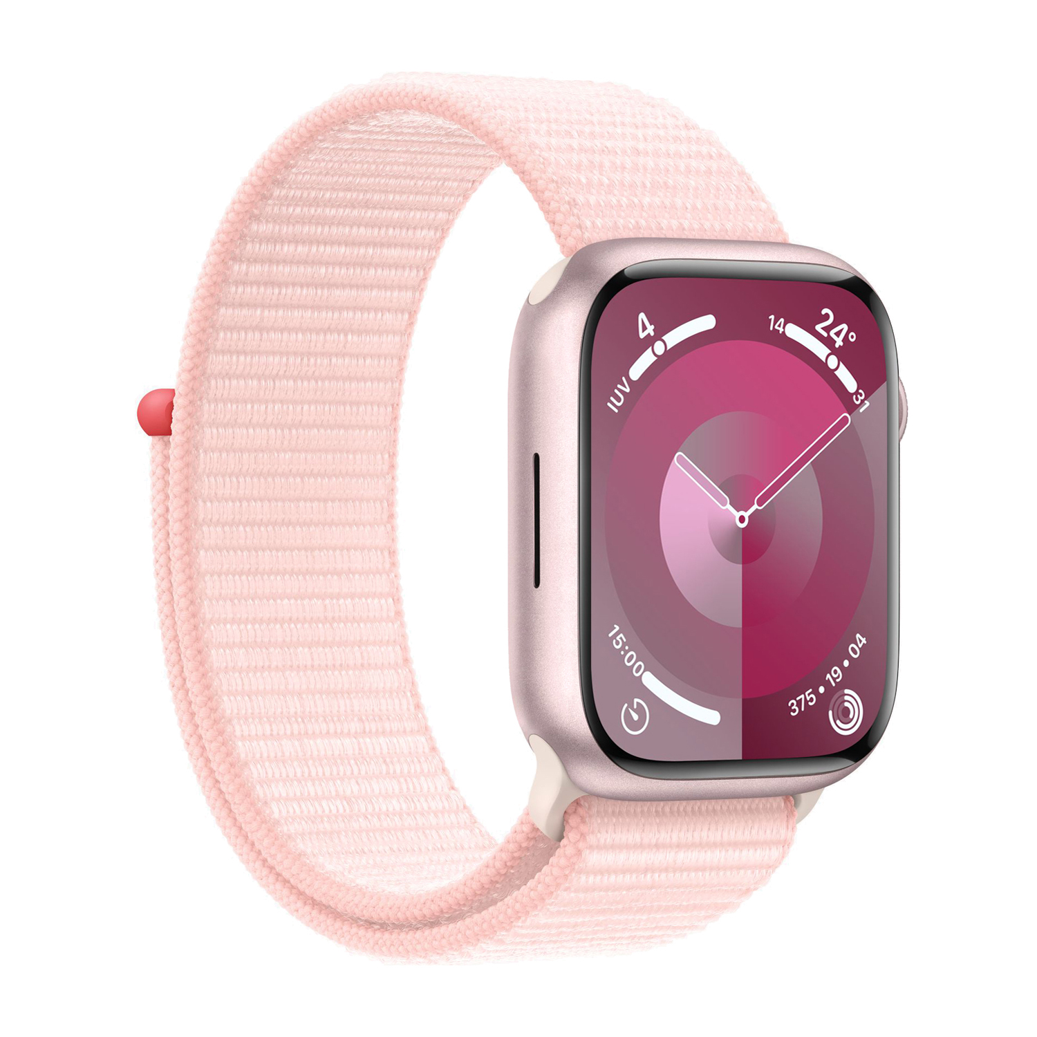 Apple Watch Series 9 41mm Aluminio Rosa Sport Loop Rosa