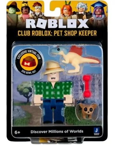 Roblox Personaje Club Roblox: Pet Shop Keeper Regalo Niños.