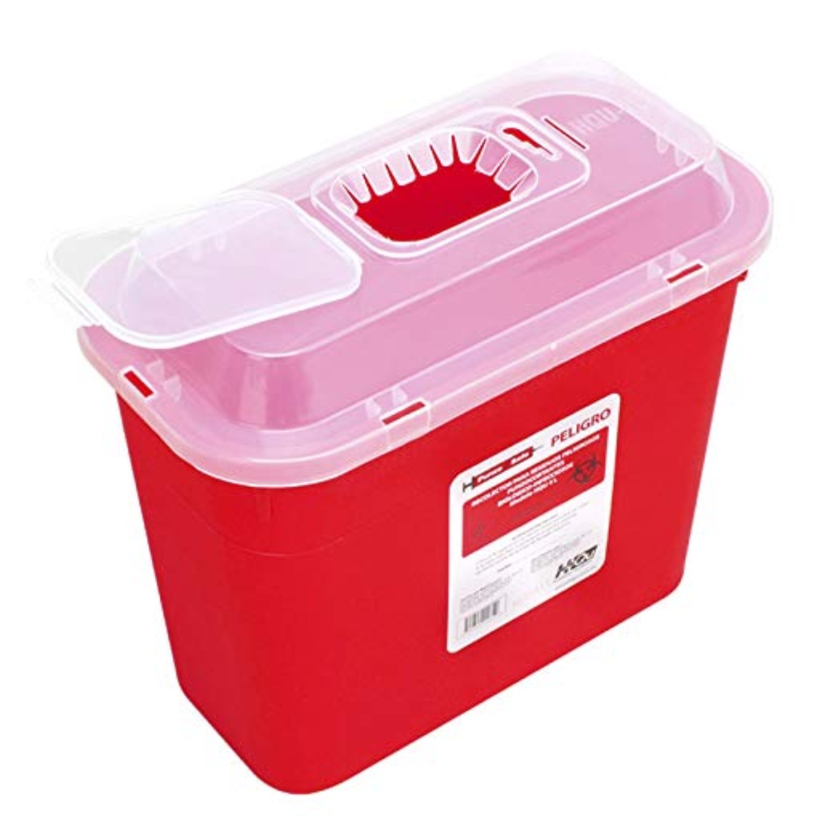 Bote Contenedor Punzosafe Para Punzocortantes RPBI Capacidad De 4 Litros