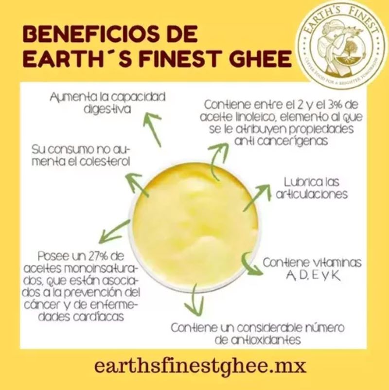 Mantequilla Clarificada Earth's Finest Ghee 658530