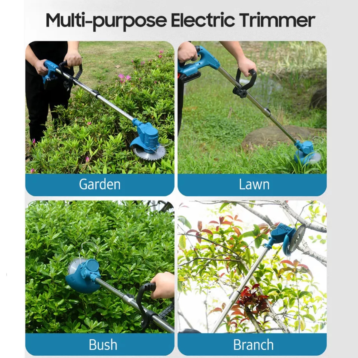 Desbrozadora Inalámbrica Césped Podadora