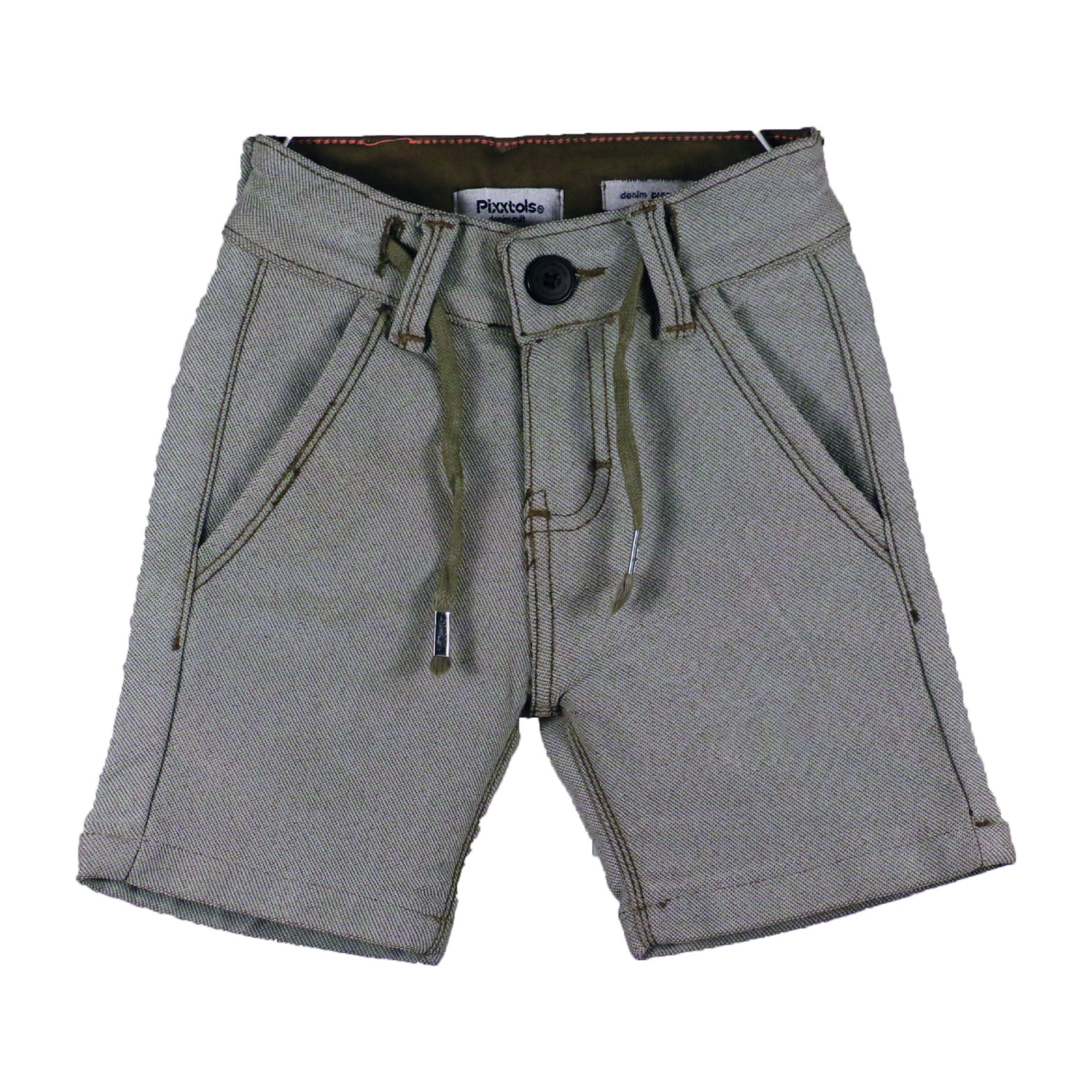 Short Pixx de mezclilla color verde militar 