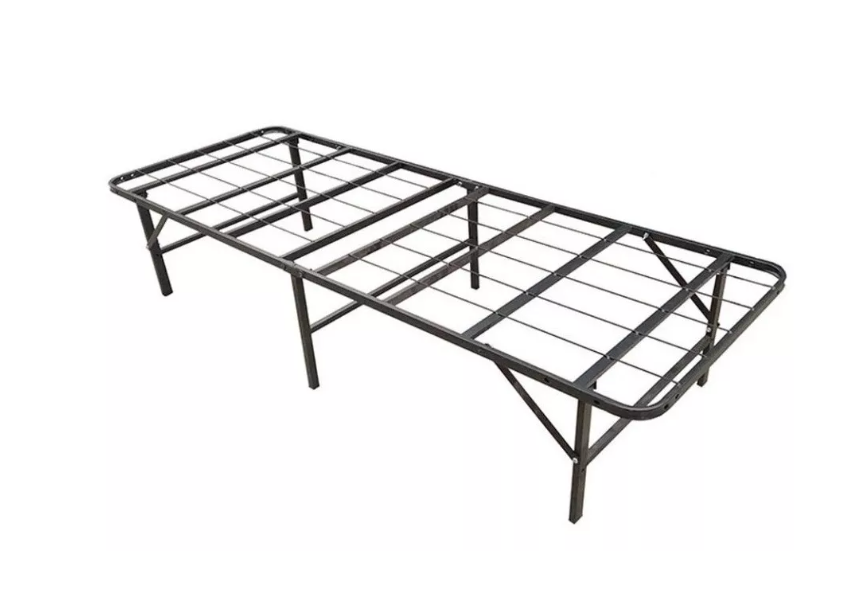 Base Cama Individual Plegable Portátil Metálica Para Colchón.