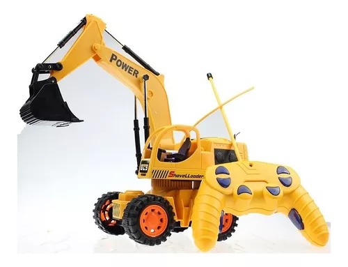 Carro Control Remoto Construcción Camion Pesado Aplanador Excavadora