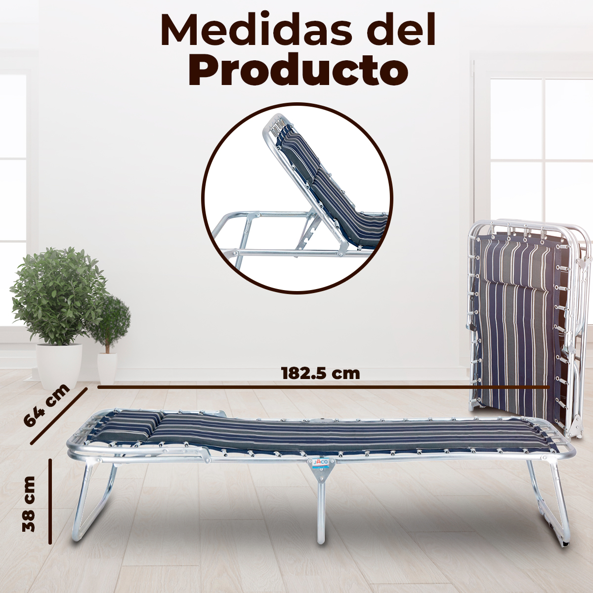 Catre Plegable Ortopédico 512.