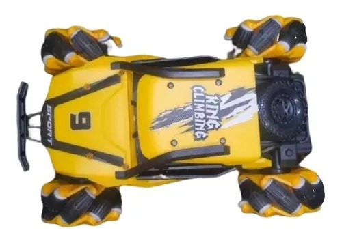 Carro Off-road Horizontal Radio Control Y Pulsera 360° Amarillo