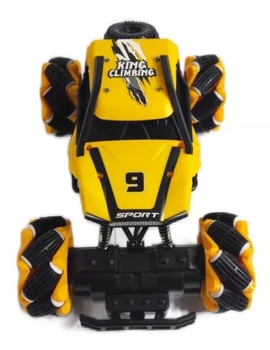 Carro Off-road Horizontal Radio Control Y Pulsera 360° Amarillo