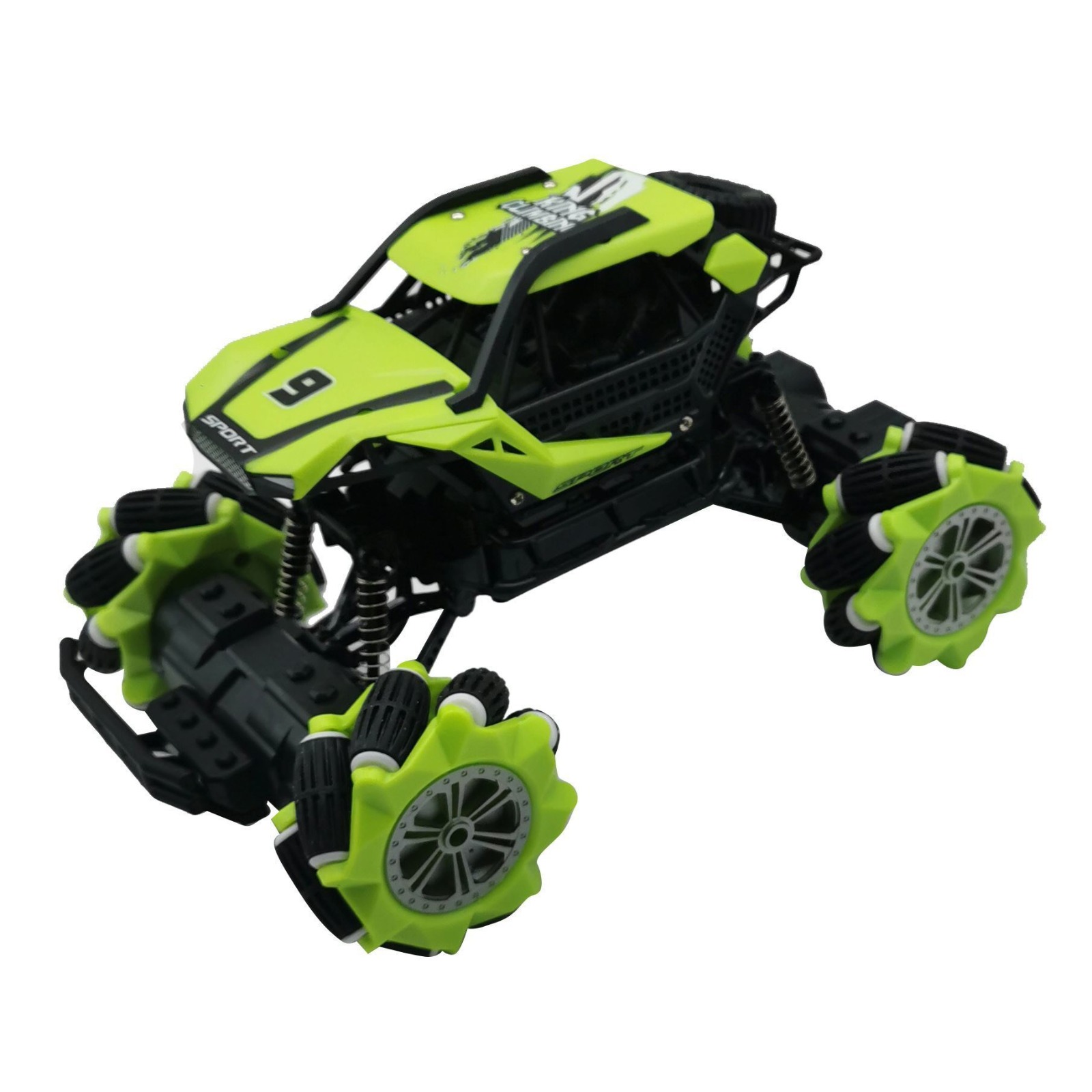 Carro Off-road Horizontal Radio Control Y Pulsera 360° Verde