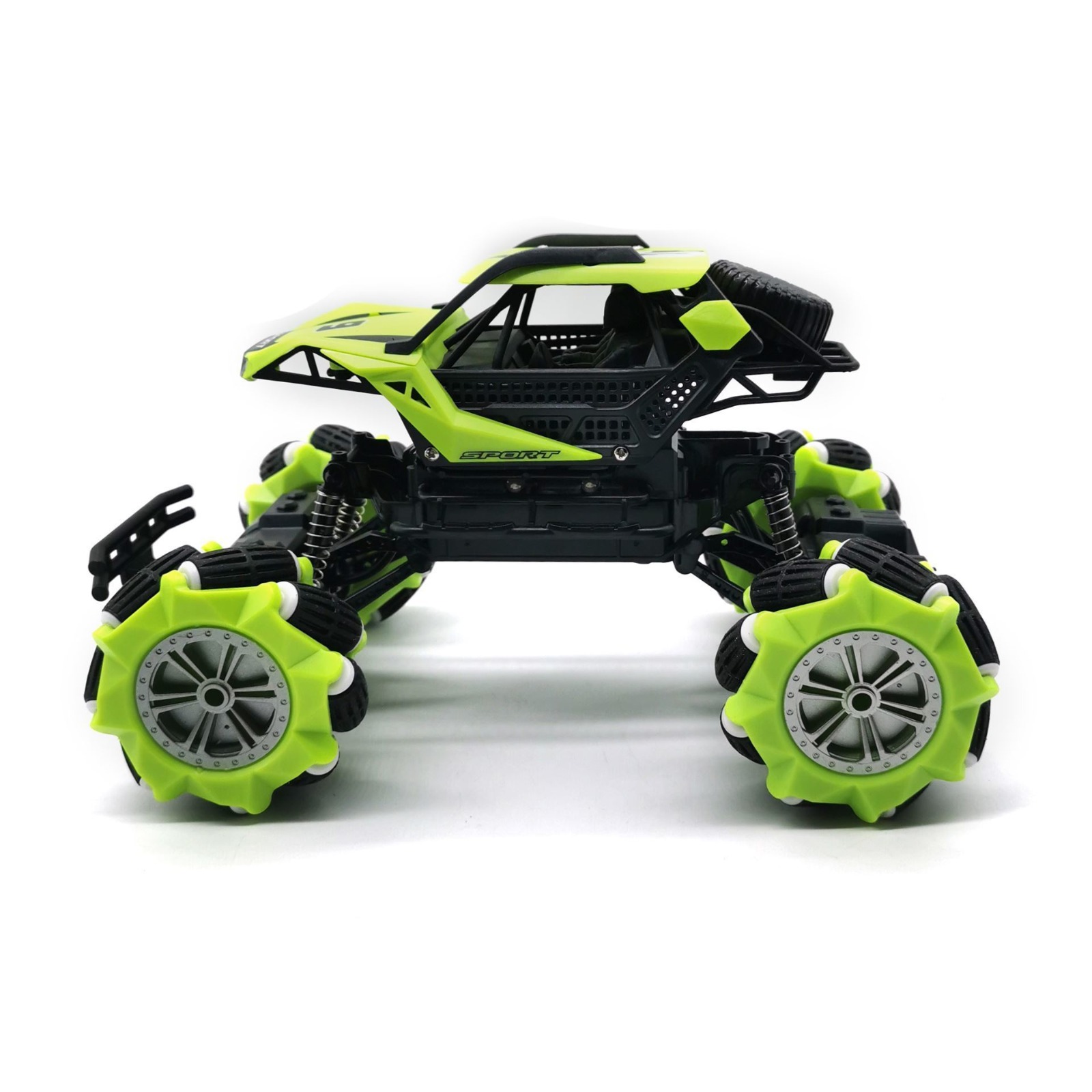 Carro Off-road Horizontal Radio Control Y Pulsera 360° Verde