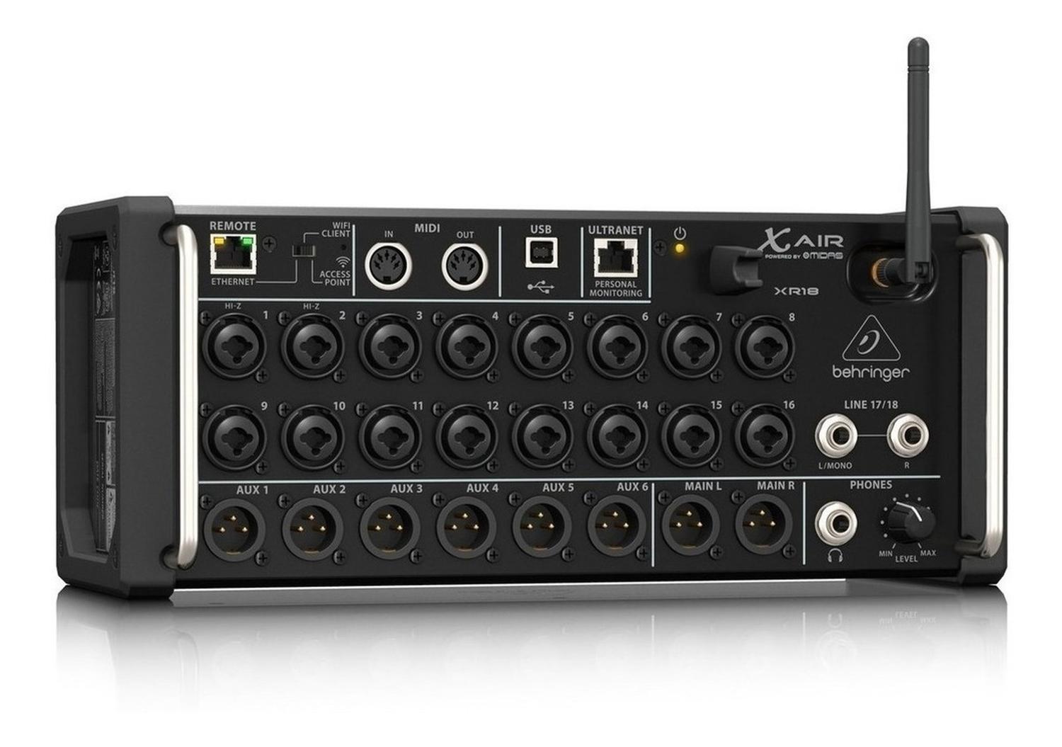 Beringer XR18 Mezcladora de Rack 18 canales para Ipad o Tablet.