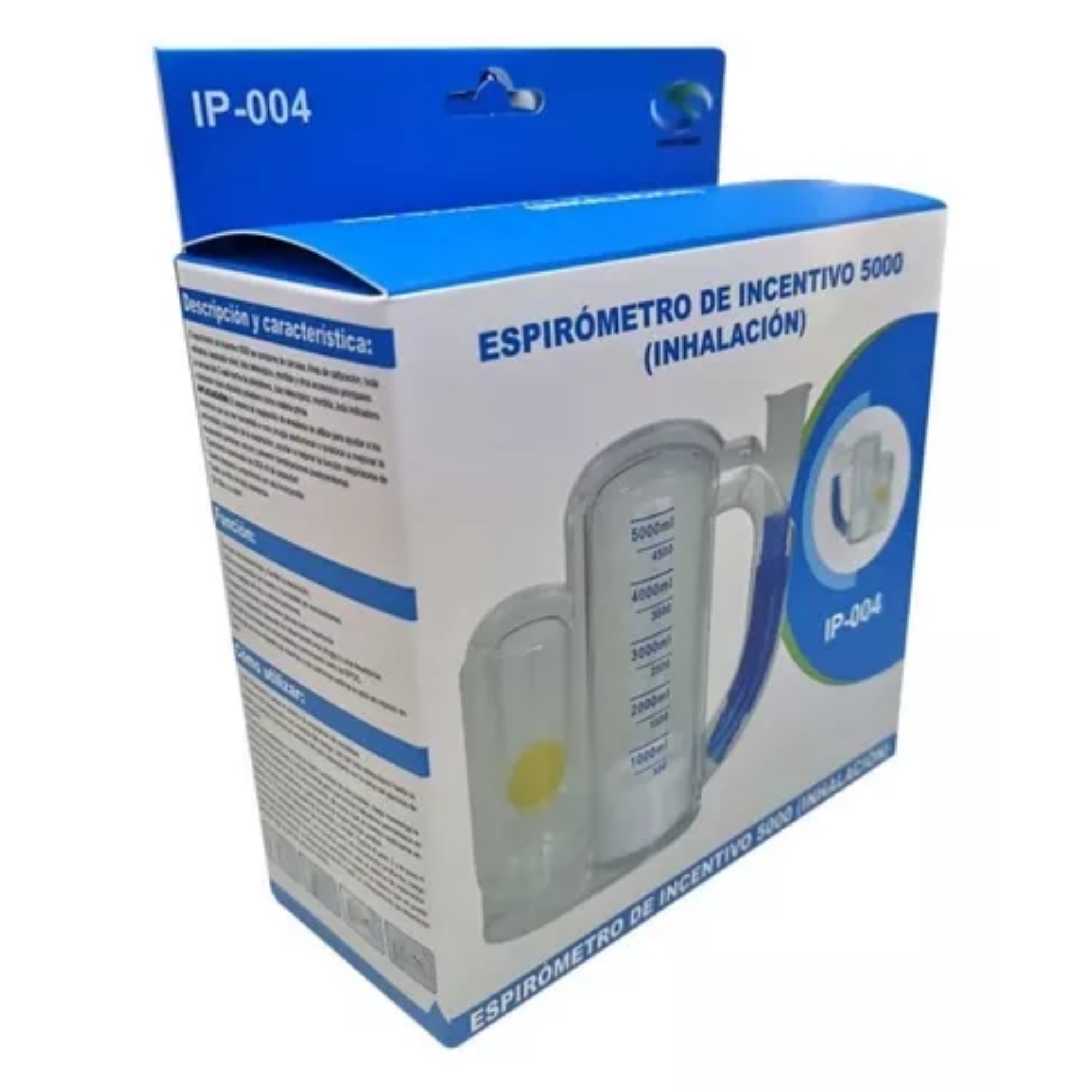 Espirometro De Incentivo 5000 Adulto Ejercitador Pulmonar