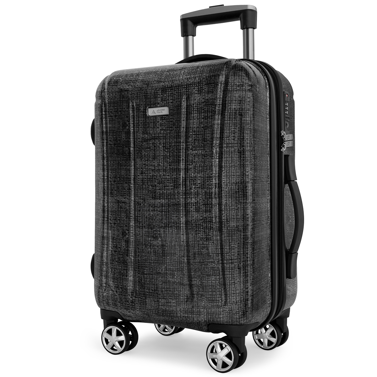Maleta de mano carry-on cabina policarbonato Pro-x Dark 20 pulgadas capacidad 10 kg rígida con cierre expandible candado de seguridad tsa-lock Armored Travel