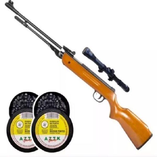Rifle Deportivo Aztk Lince Diábolo 5.5mm 650fts 