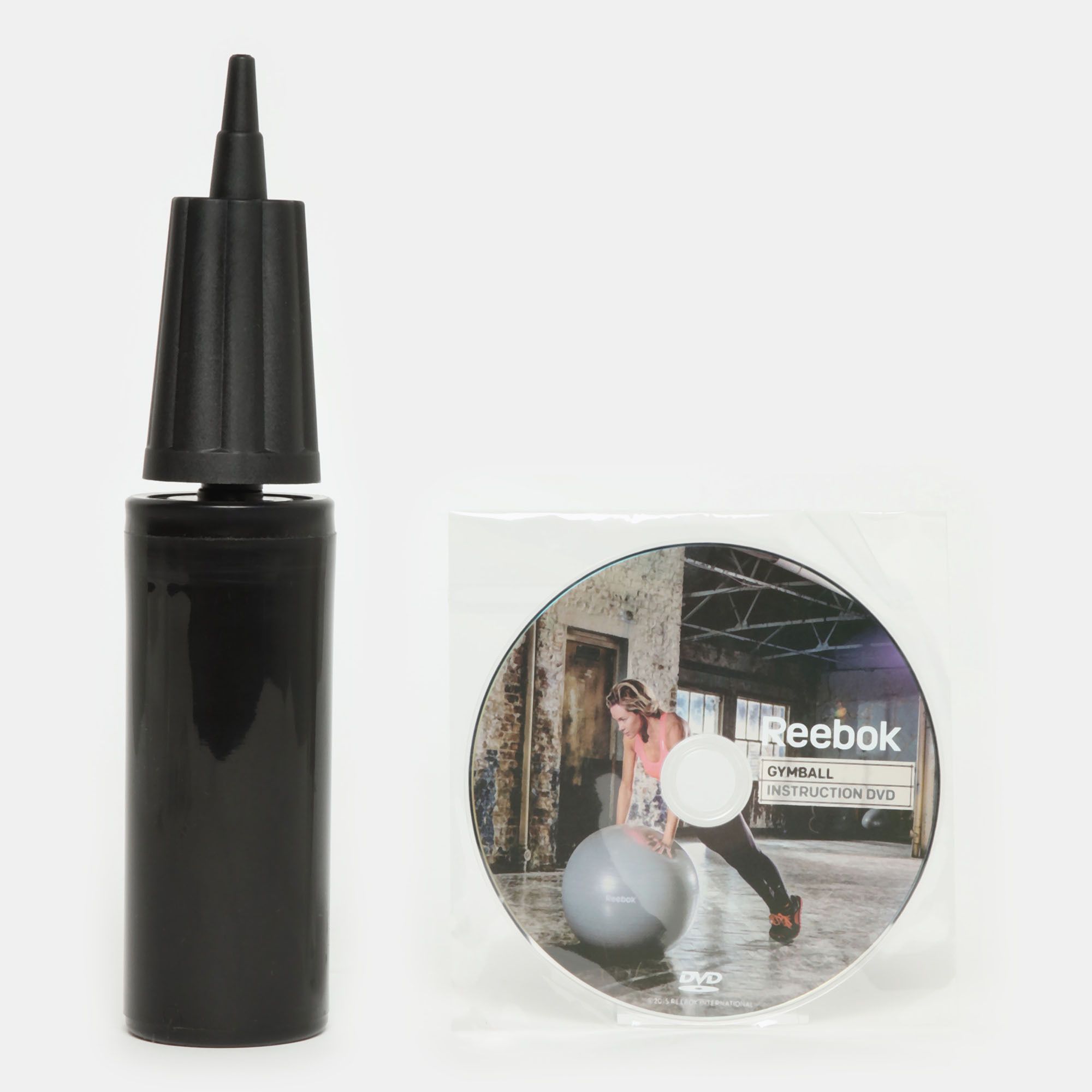 Pelota Yoga Reebok Gymball Con Bomba Y Dvd Training B79399