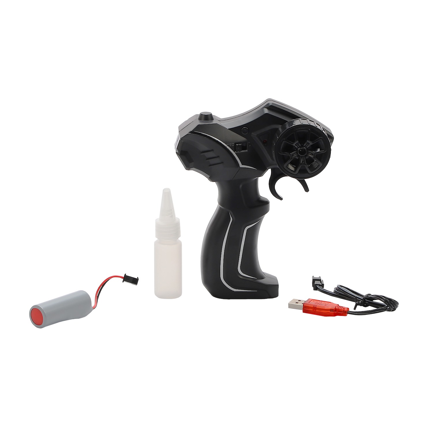 Carro Radio Control Gris Storm De Alta Velocidad Spray Vapor Race.