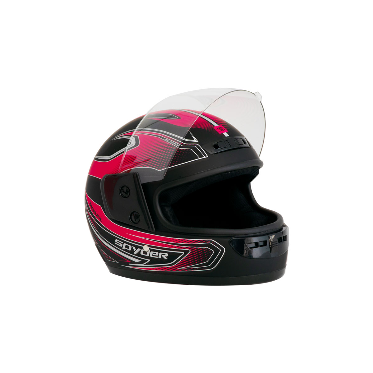 Casco Para Moto Cerrado Fast XL Rojo Negro