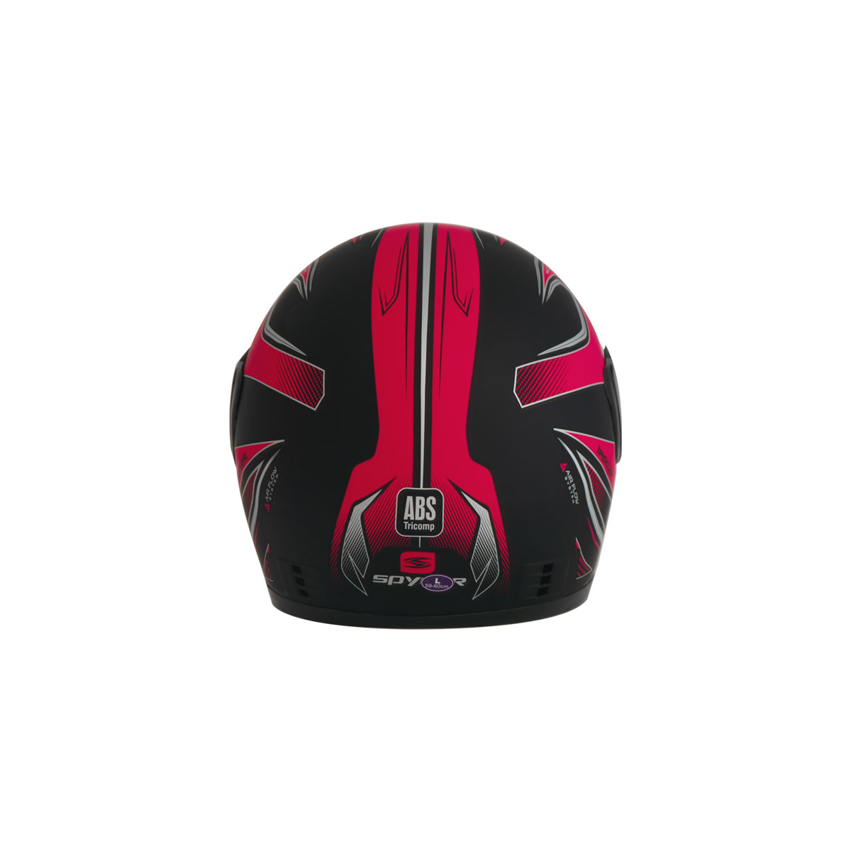 Casco Para Moto Cerrado Fast XL Rojo Negro