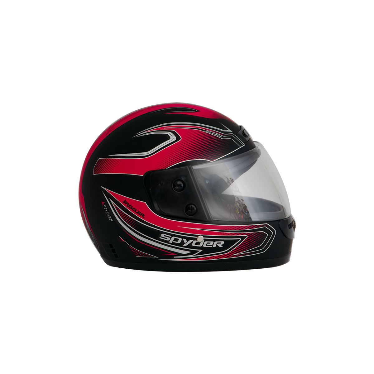 Casco Para Moto Cerrado Fast XL Rojo Negro