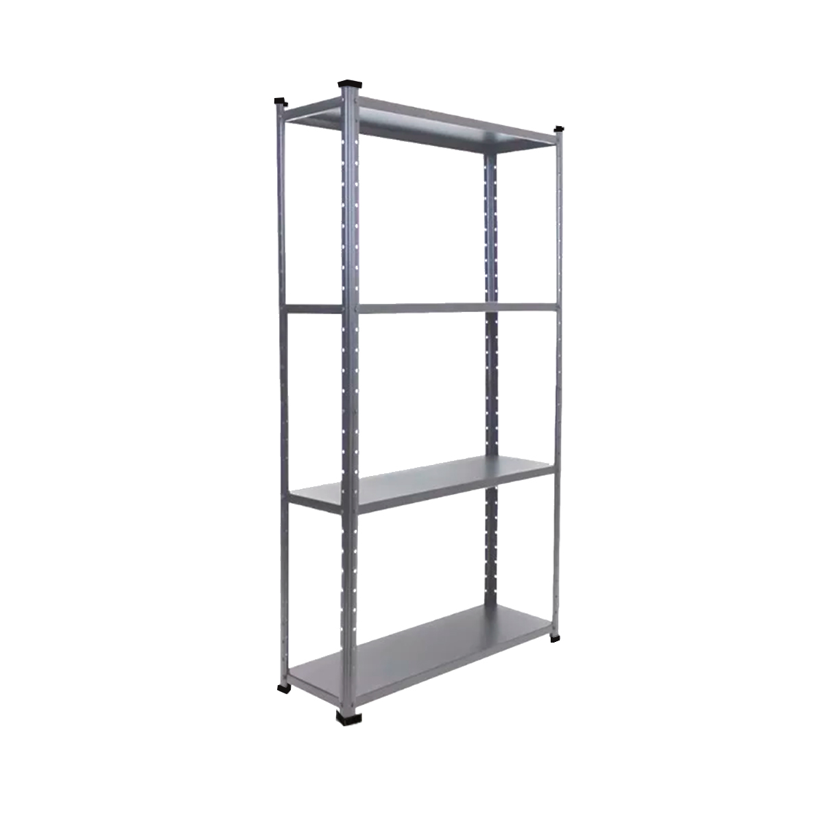 ADF Estante Anaquel Metálico con 4 Repisas Ajustable 190x84x30cm Organizador Color Gris Carga 200kg