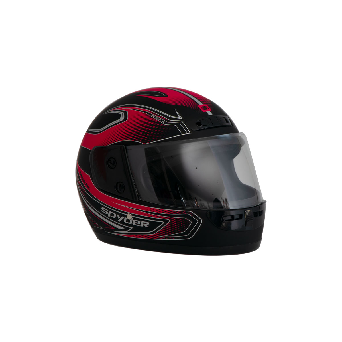 Casco Para Moto Cerrado Fast XL Rojo Negro