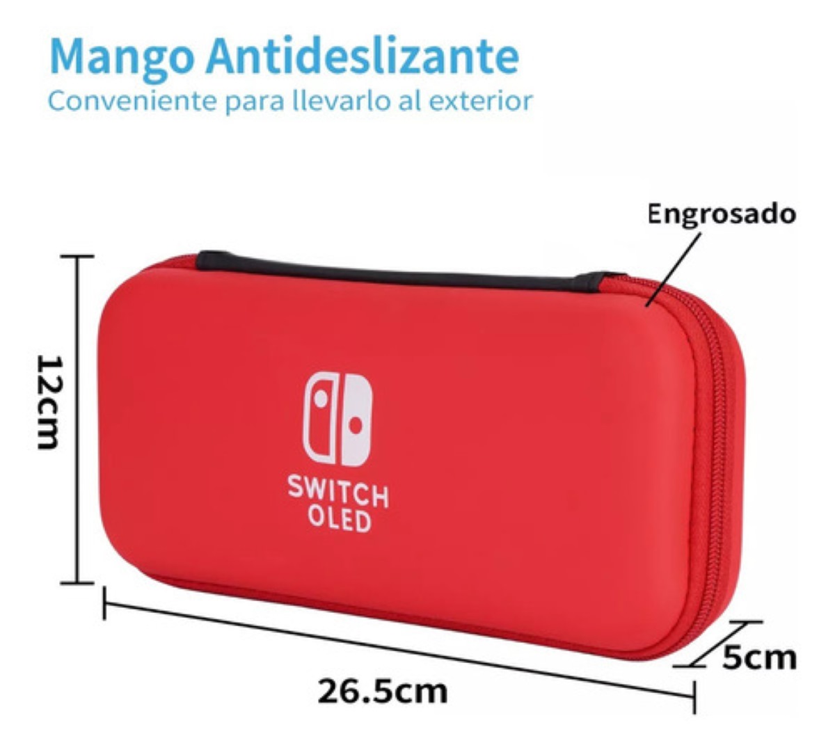 Estuche De Almacenamiento Para Nintendo Switch/switch Oled Rojo