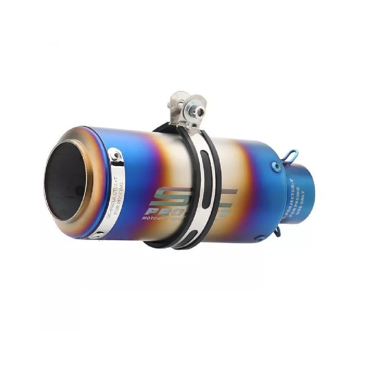 Escape De Moto Deportivo 51 Mm De Acero Inoxidable Universal Multicolor