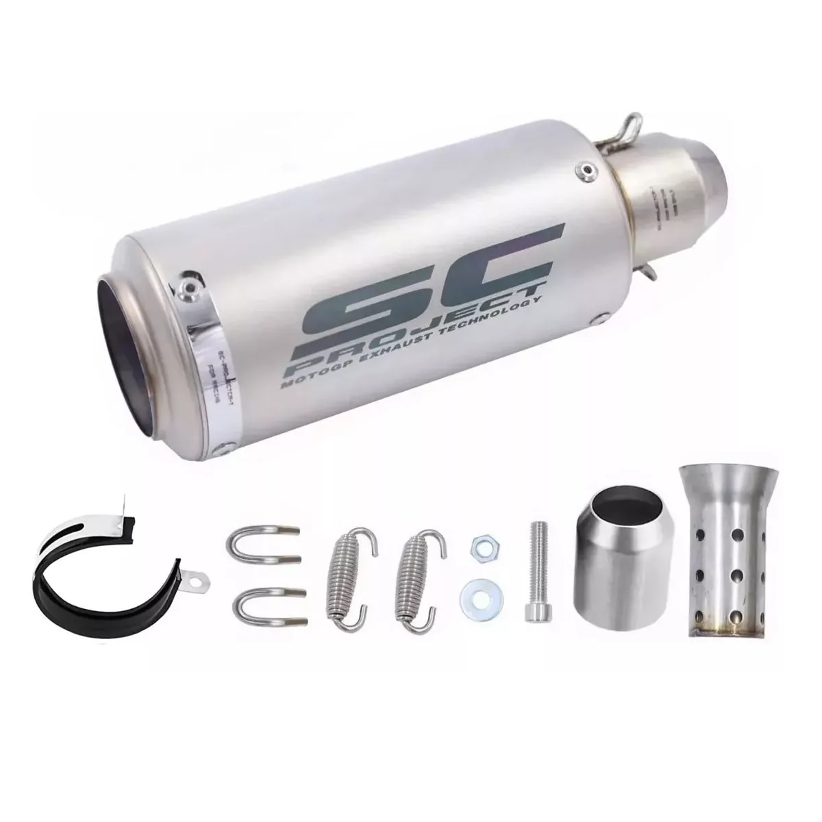 Silenciador De Tubo De Escape Universal Para Motocicleta