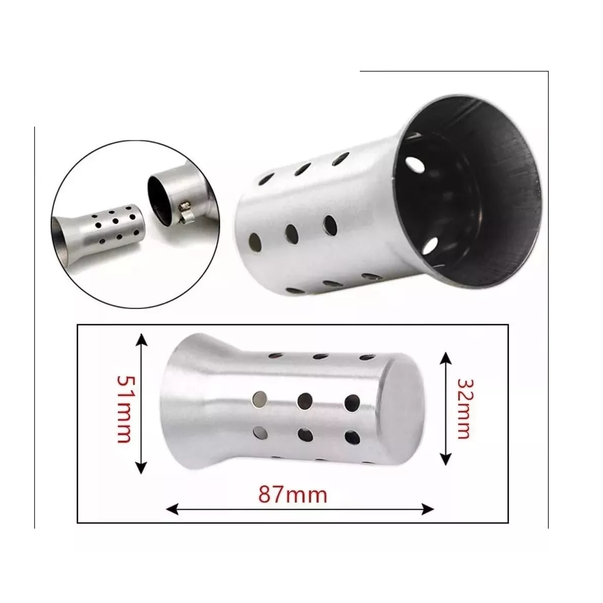 Escape Universal Moto Deportiva Sc Mt 07 Fz 09 