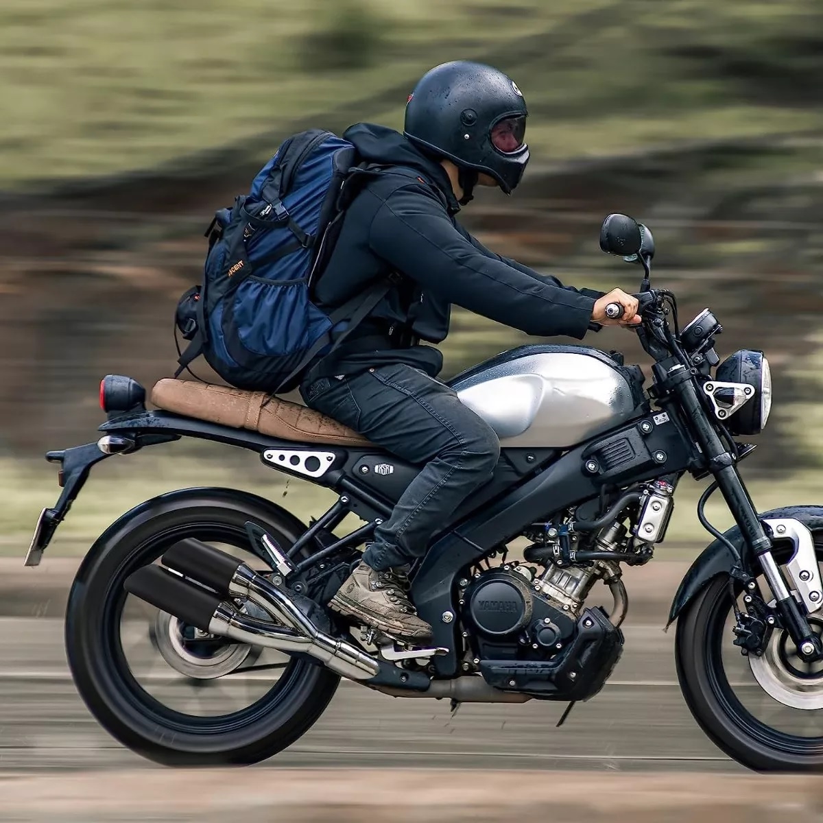 Escape Moto Deportivo Y Silenciador Acero Inoxidable 51mm Negro